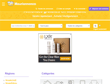 Tablet Screenshot of mauriannonces.com